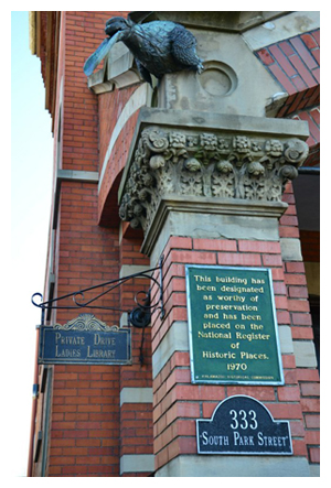 Ladies Library, Kalamazoo, MI - Small Gargoyle