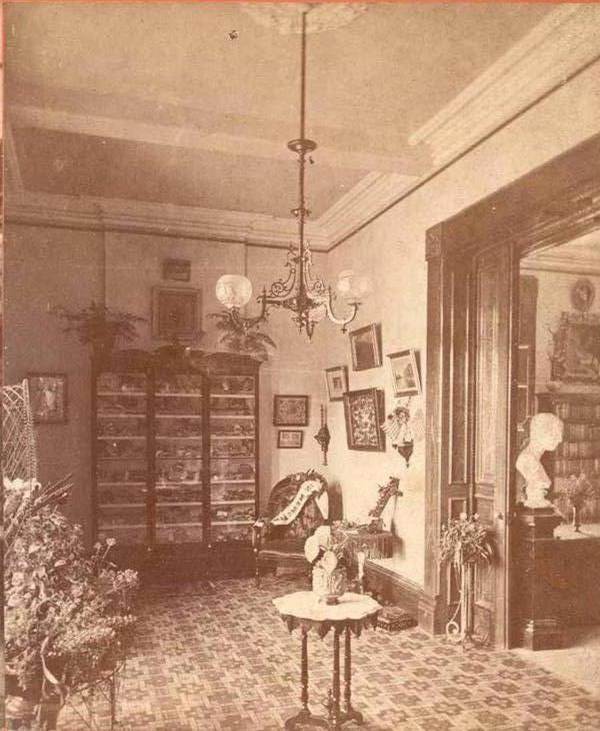 Fireplace sitting room (originally called the Parlor)